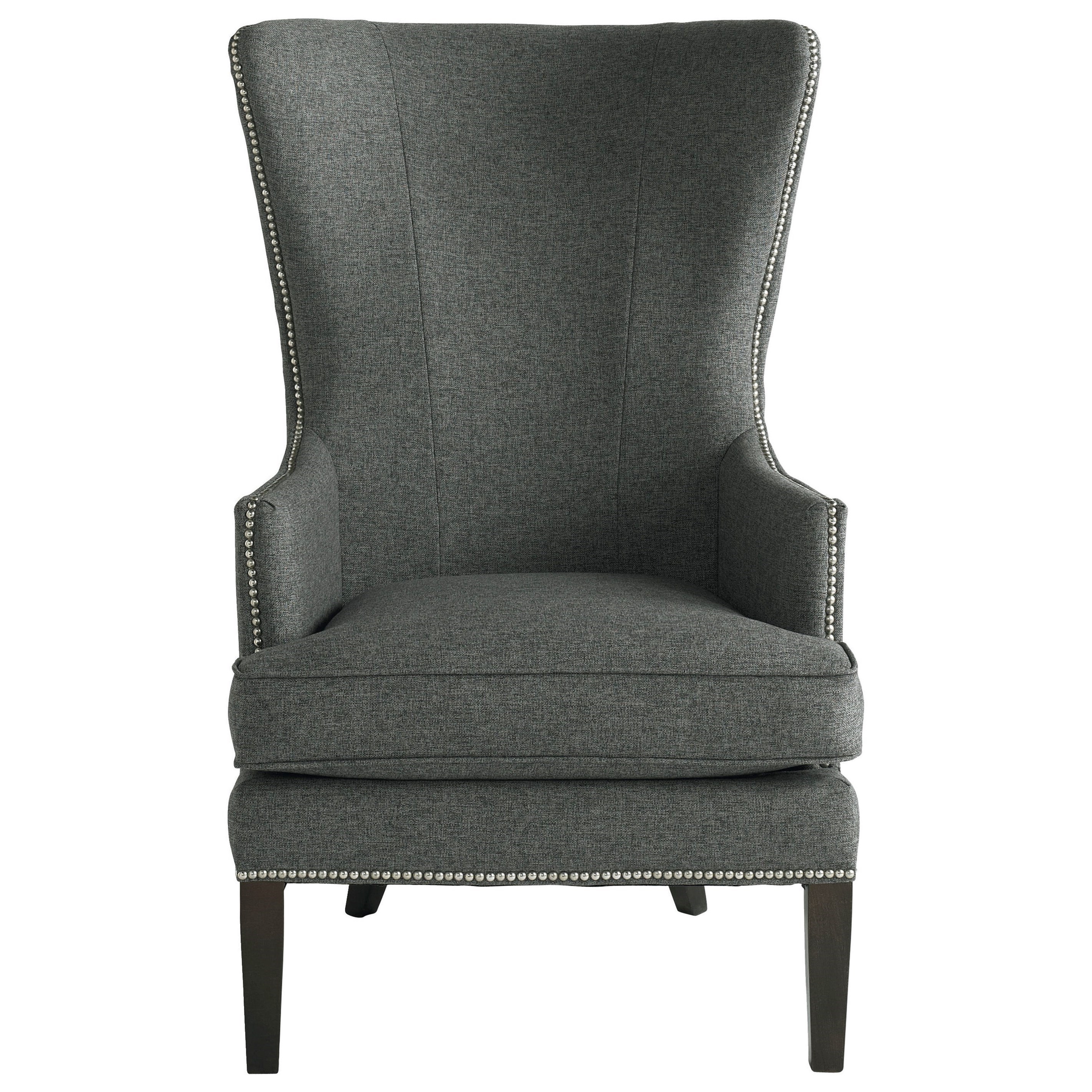 Curved store wingback chair